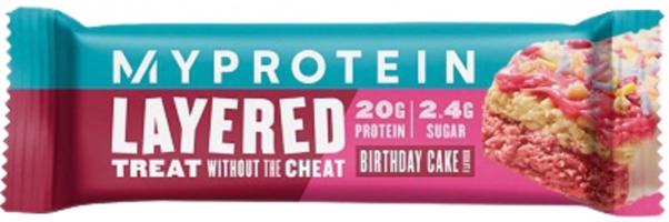 MyProtein 6 Layer Bar - narodeninová torta 60 g