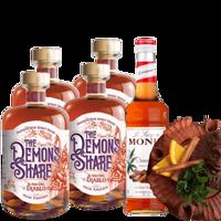 4 x The Demon's Share El Oro del Diablo + The Demon's Share Copa + Monin Cannelle - Škorica