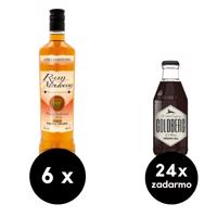 6 x Malecon Añejo Genuino + 24 x Goldberg cola zadarmo
