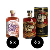 6 x  The Demon's Share El Oro del Diablo + 6 x The Demon's Share Rum 12 Y.O., GIFT