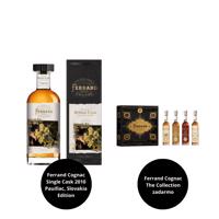 Ferrand Cognac Single Cask 2010 Pauillac, Slovakia Edition, GIFT + Ferrand Cognac The Collection