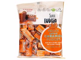 Super Fudgio Vegánske karamelky slaný karamel BIO 150 g